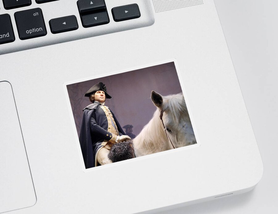 Richard Reeve Sticker featuring the photograph George Washington by Richard Reeve