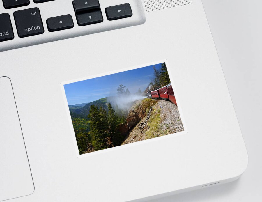 New Mexico Sticker featuring the photograph Getting Steamed by Jeremy Rhoades