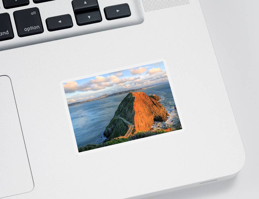 Bonita Point Sticker featuring the photograph Gibraltar by JC Findley