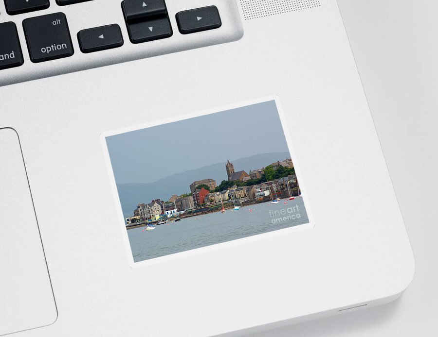 Gourock Sticker featuring the photograph Gourock Harbor by Nancy L Marshall