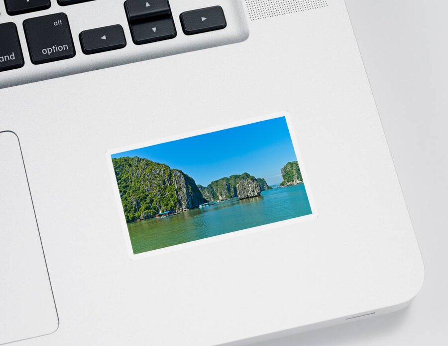 Ha Long Bay Sticker featuring the photograph Ha Long Bay by Scott Carruthers