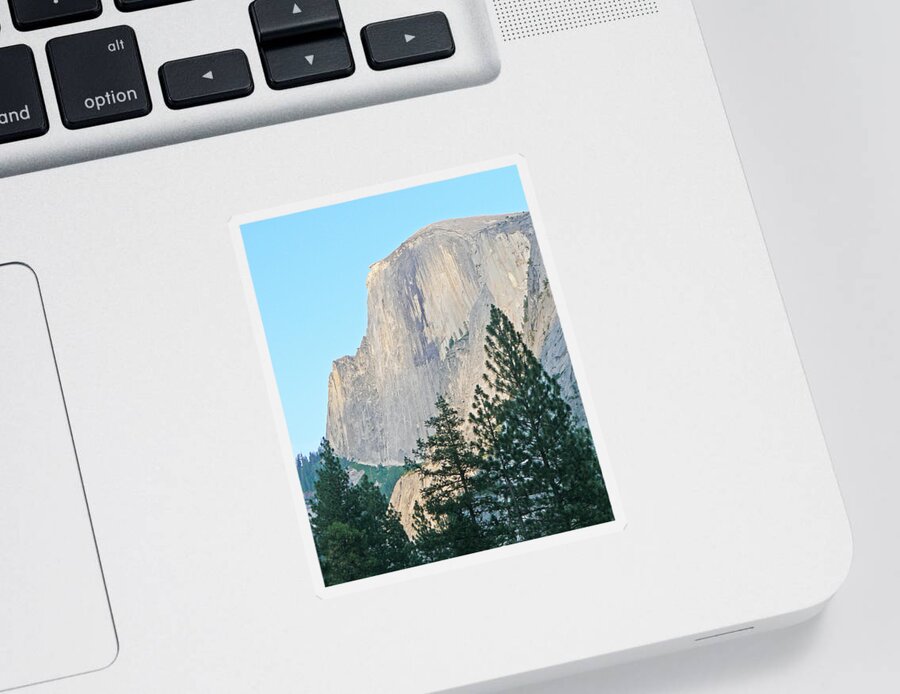 Yosemite Sticker featuring the photograph Half Dome Yosemite by Laurel Powell