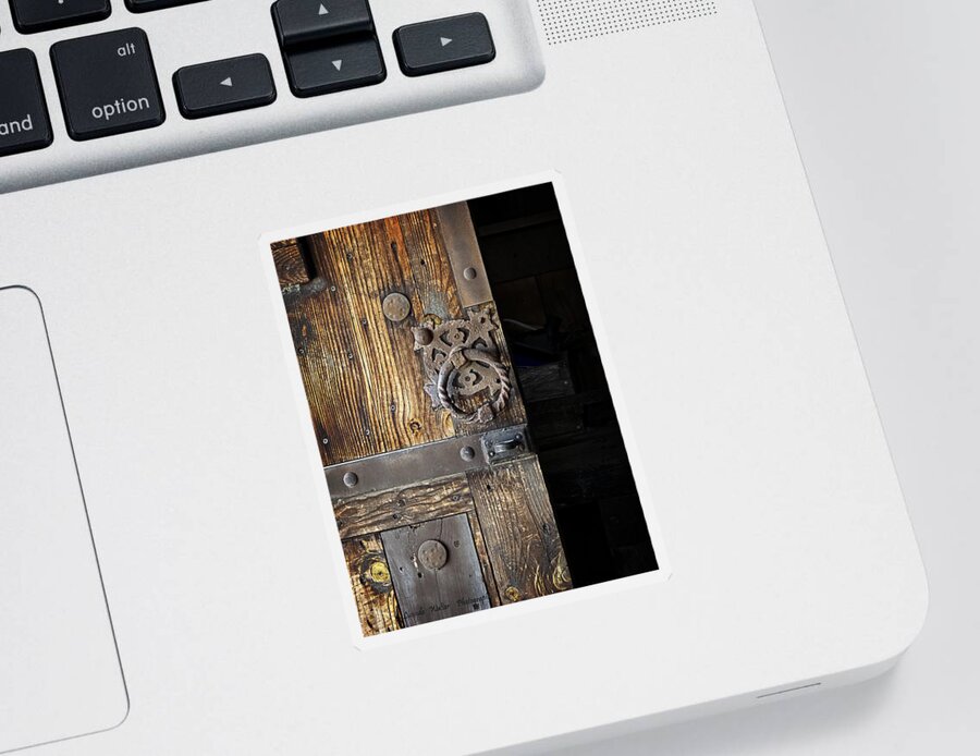 Wood Sticker featuring the photograph Hardware by Lucinda Walter