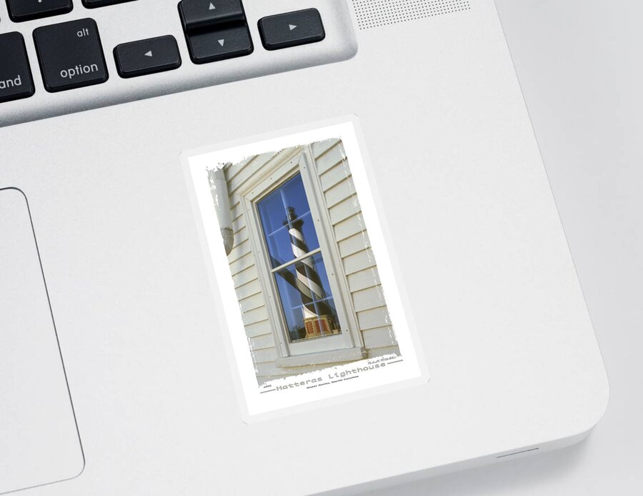 Cape Hatteras Lighthouse Sticker featuring the photograph Hatteras Lighthouse S P by Mike McGlothlen