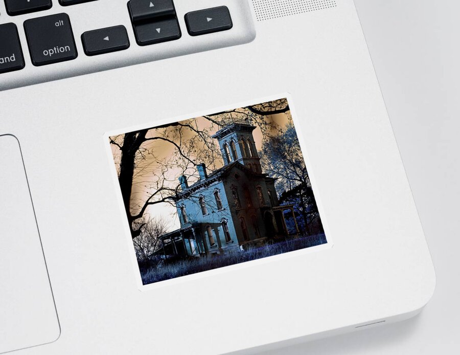 Mansion Sticker featuring the photograph Haunted Sauer Castle by Christopher McKenzie