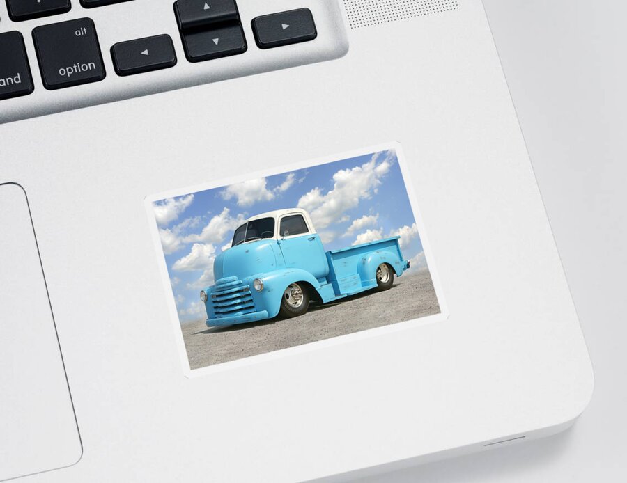 Chevy Truck Sticker featuring the photograph Heavy Duty Chevy Truck by Mike McGlothlen