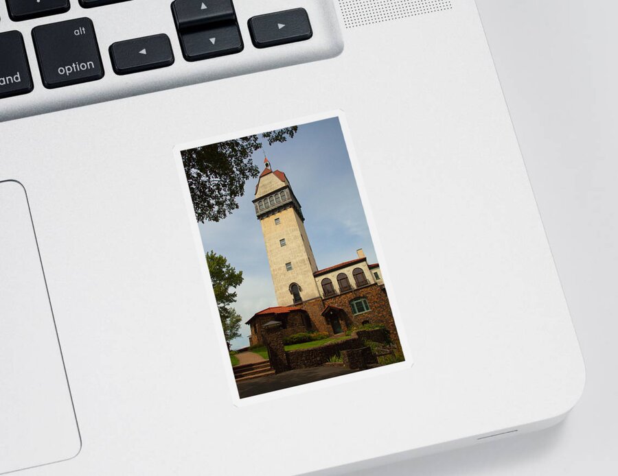 Tower Sticker featuring the photograph Heublein Tower by Karol Livote