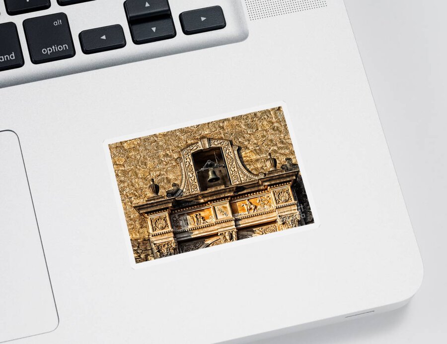 Architecture Sticker featuring the photograph Historic Detail Architecture 2 by Frances Ann Hattier