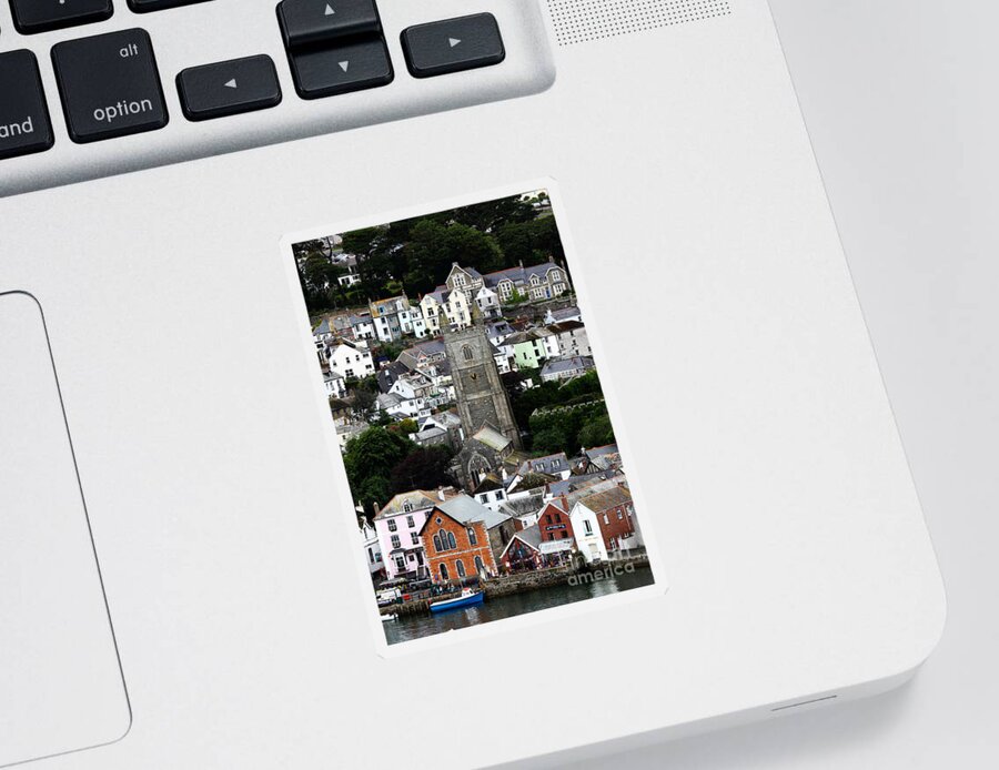 Fowey Sticker featuring the photograph Historic Fowey by James Brunker