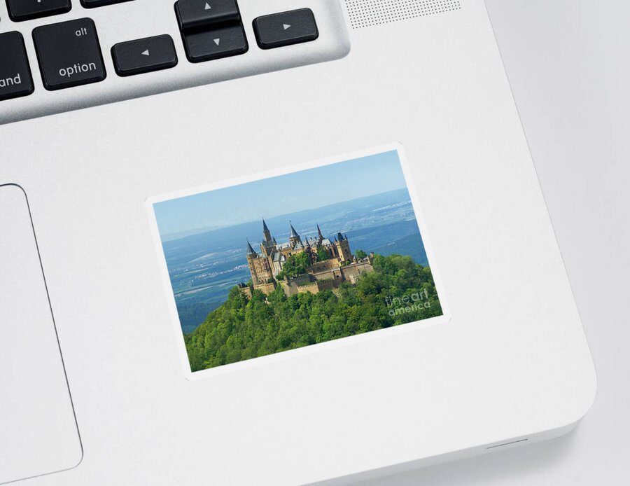 Europe Sticker featuring the photograph Hohenzollern castle 5 by Rudi Prott