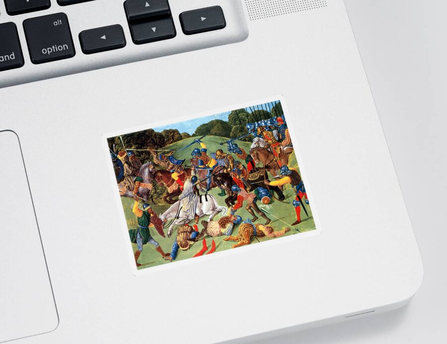 War Sticker featuring the photograph Hundred Years War, 1337-1453 by Science Source