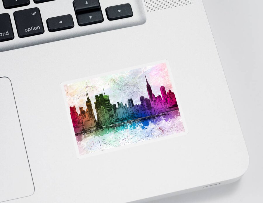 Big Apple Sticker featuring the photograph I Love New York by Susan Candelario