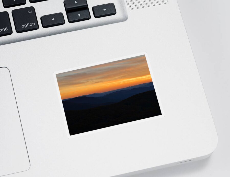 Sunset Sticker featuring the photograph The Beat of My Heart by Melanie Moraga