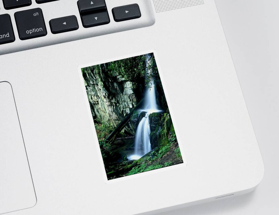 Nature Sticker featuring the photograph Indian Falls by Rodney Lee Williams