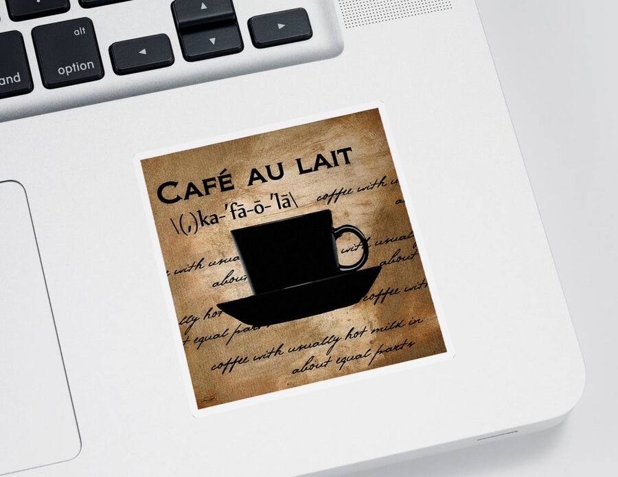 Espresso Sticker featuring the digital art Into You by Lourry Legarde