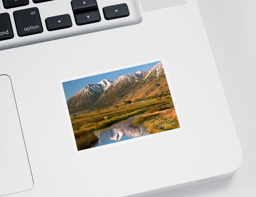 Landscape Sticker featuring the photograph Job's Peak Reflections by James Eddy