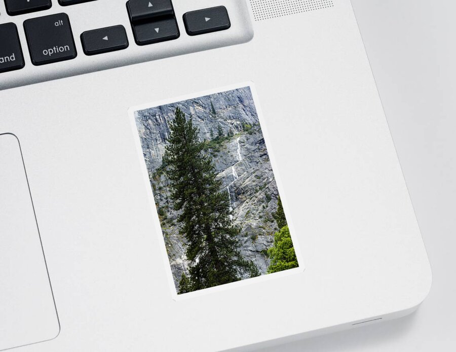 Yosemite Sticker featuring the photograph Just a Trickle by Weir Here And There