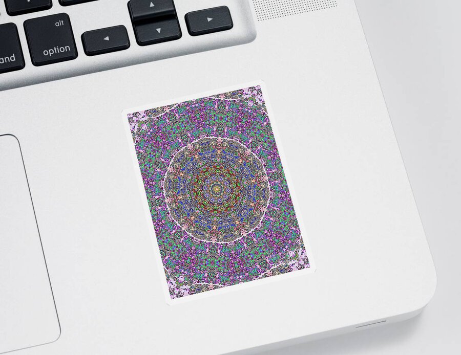 Abstract Sticker featuring the photograph Kaleidoscope by Robyn King