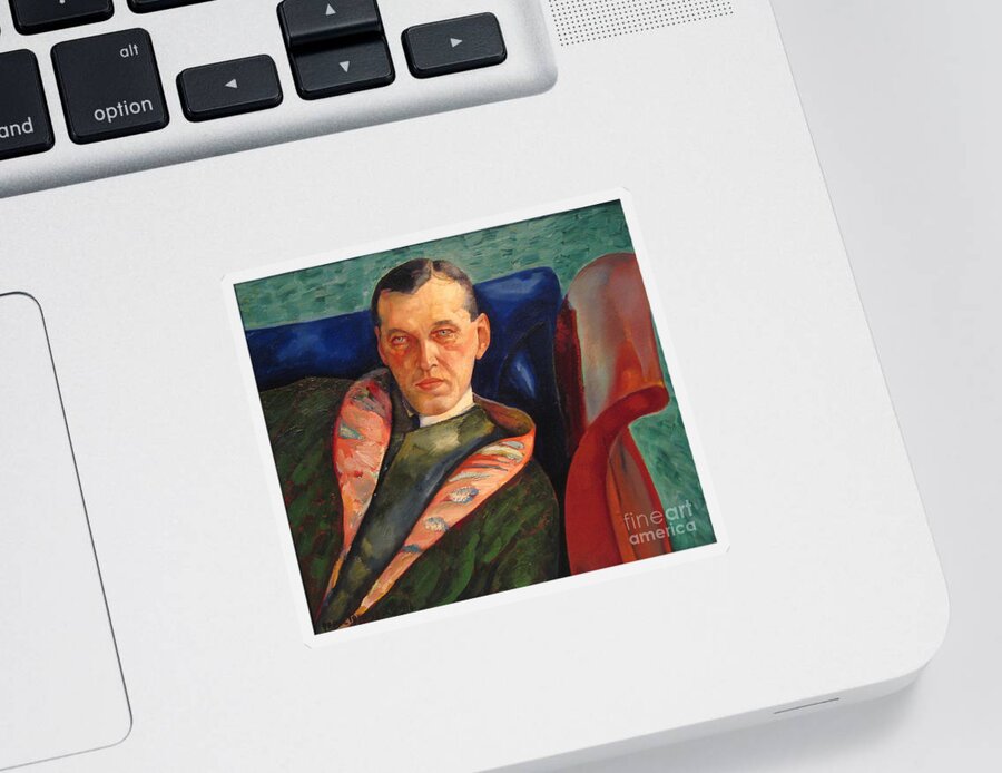 Russia Sticker featuring the painting Korovin Alexander by Celestial Images