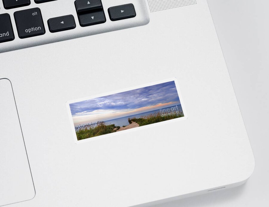Landscape Sticker featuring the photograph Lake Ontario at Scarborough Bluffs by Elena Elisseeva