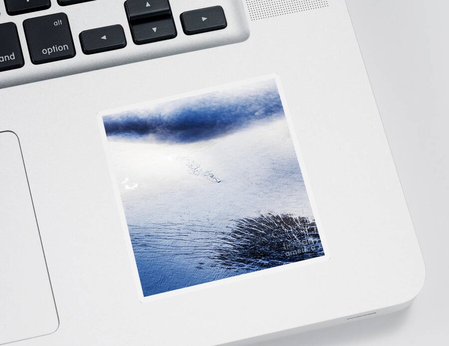 Abstract Photography Sticker featuring the photograph Langjokull by Gunnar Orn Arnason