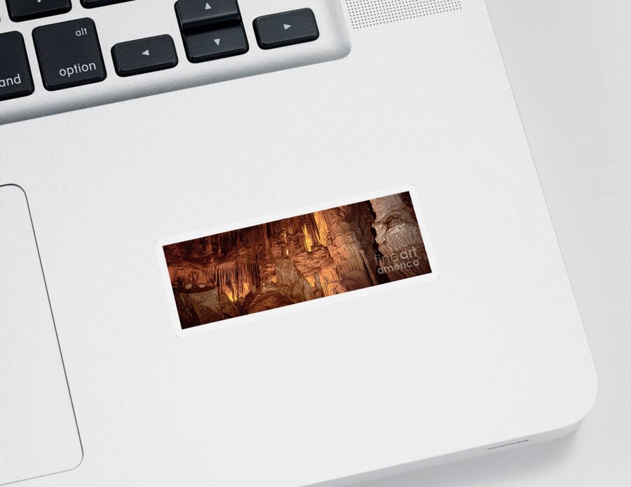Geology Sticker featuring the photograph Lehman Caves At Great Basin Np by Ron Sanford