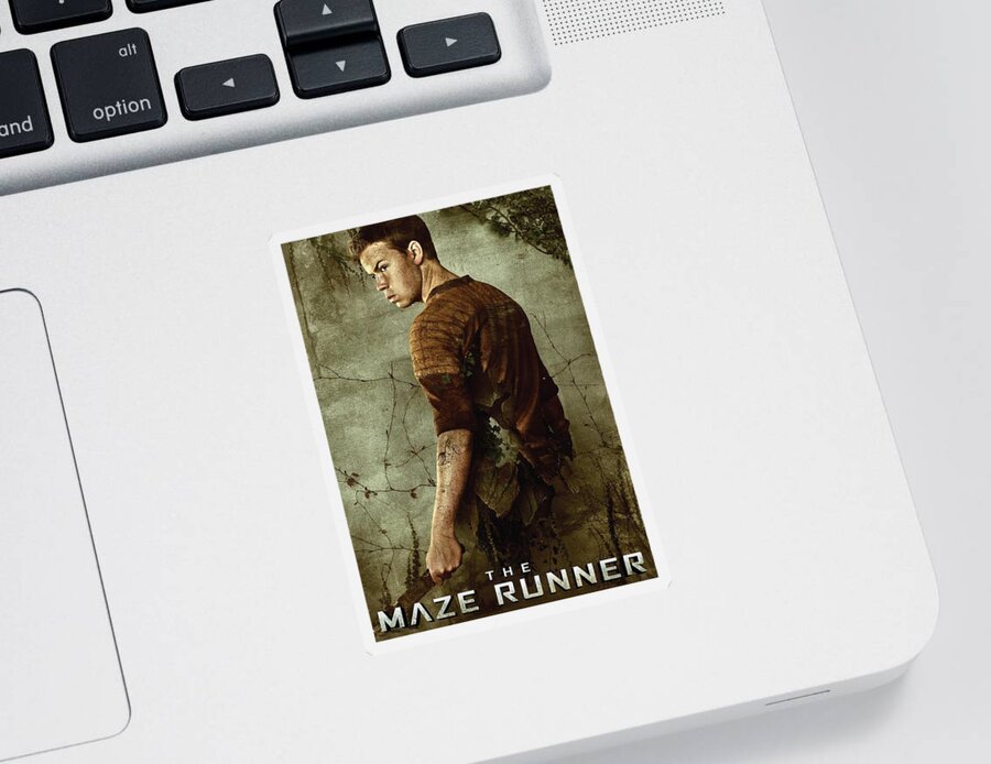 The Maze Runner Sticker featuring the painting Maze Runner 1 by Movie Poster Prints