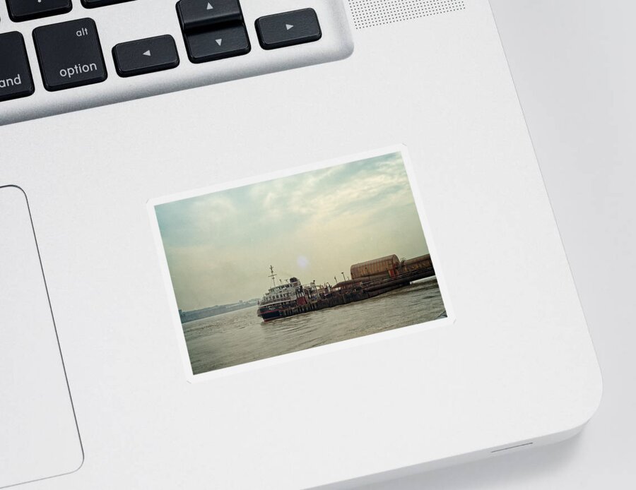 Mersey Sticker featuring the photograph Mersey Ferry by Spikey Mouse Photography