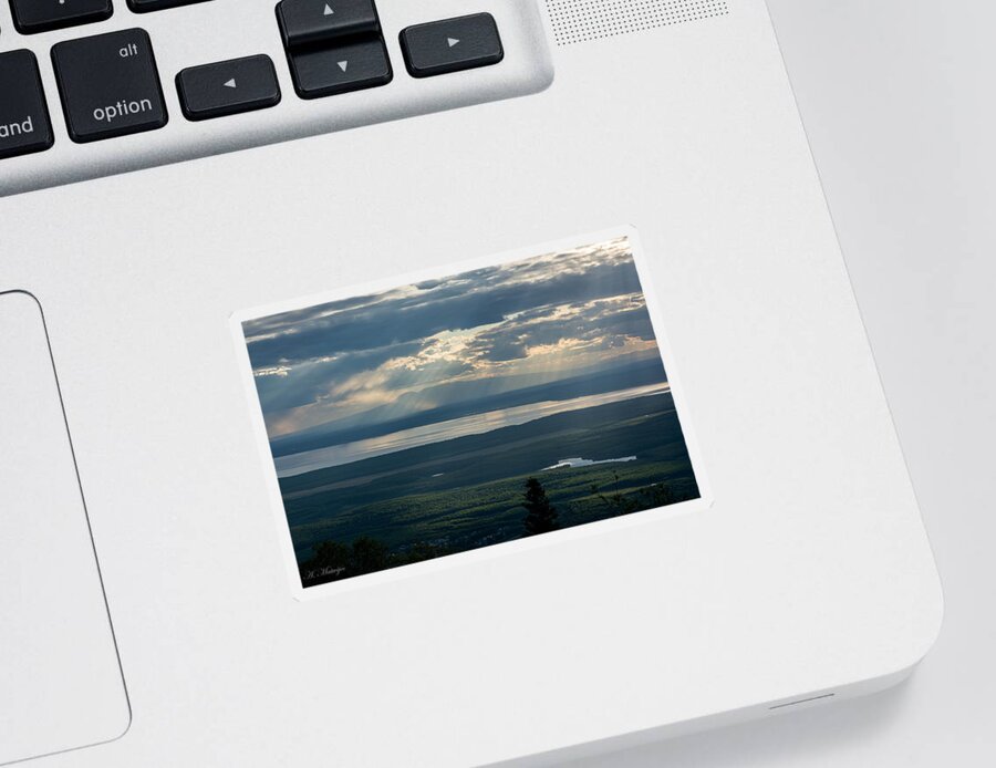 Mountain Sticker featuring the photograph Mount Susitna by Andrew Matwijec