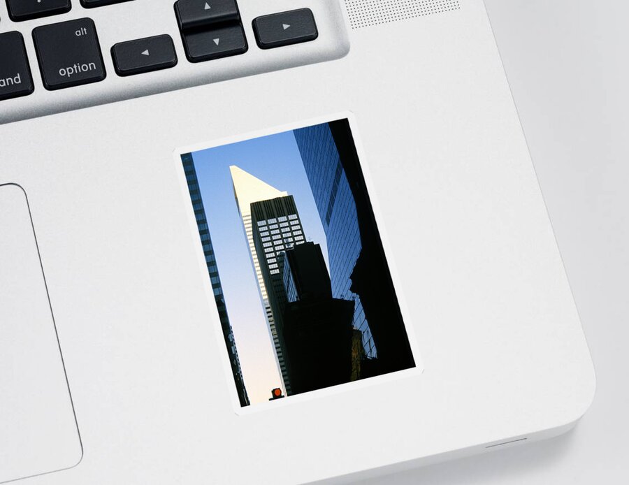 New York Sticker featuring the photograph New York City Skyline No 4 by Gordon James