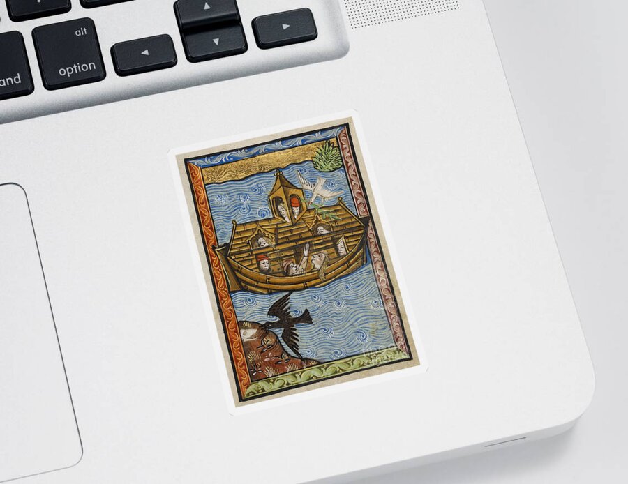 Noah's Ark Sticker featuring the photograph Noahs Ark, 1190 by Getty Research Institute