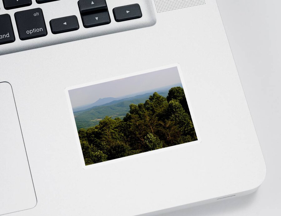 Appalachian Mountains Sticker featuring the photograph North Carolina Piedmont Region by Kenneth Murray