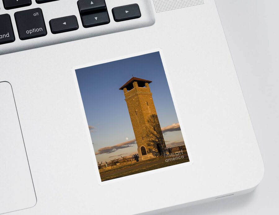 Antietam National Battlefield Sticker featuring the photograph Observation Tower by Ronald Lutz