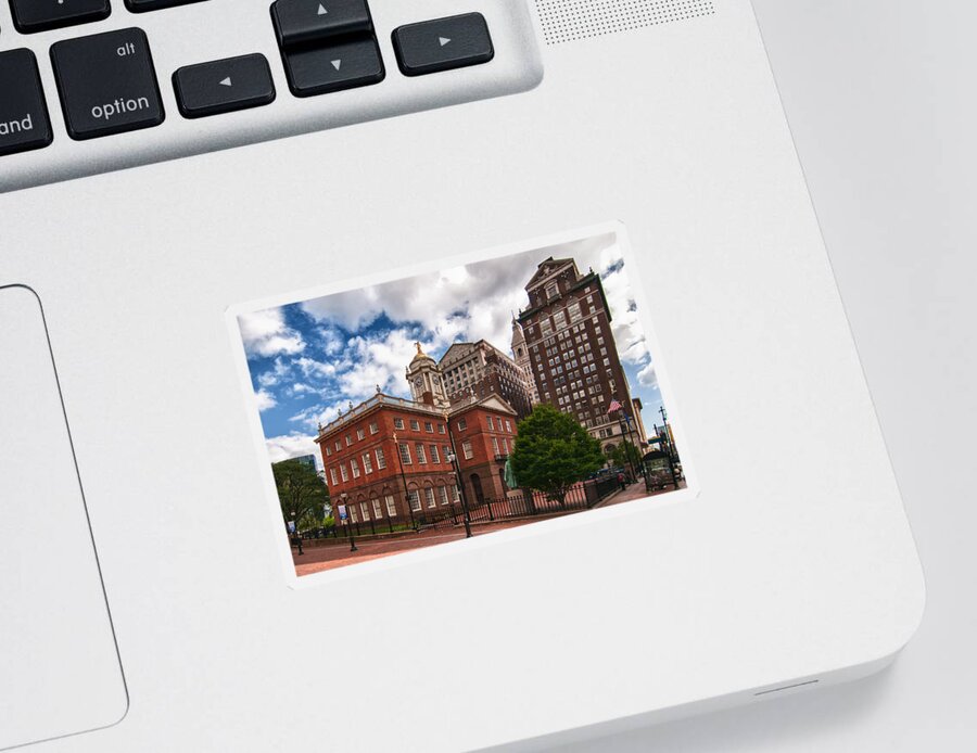 Buildings Sticker featuring the photograph Old State House by Guy Whiteley