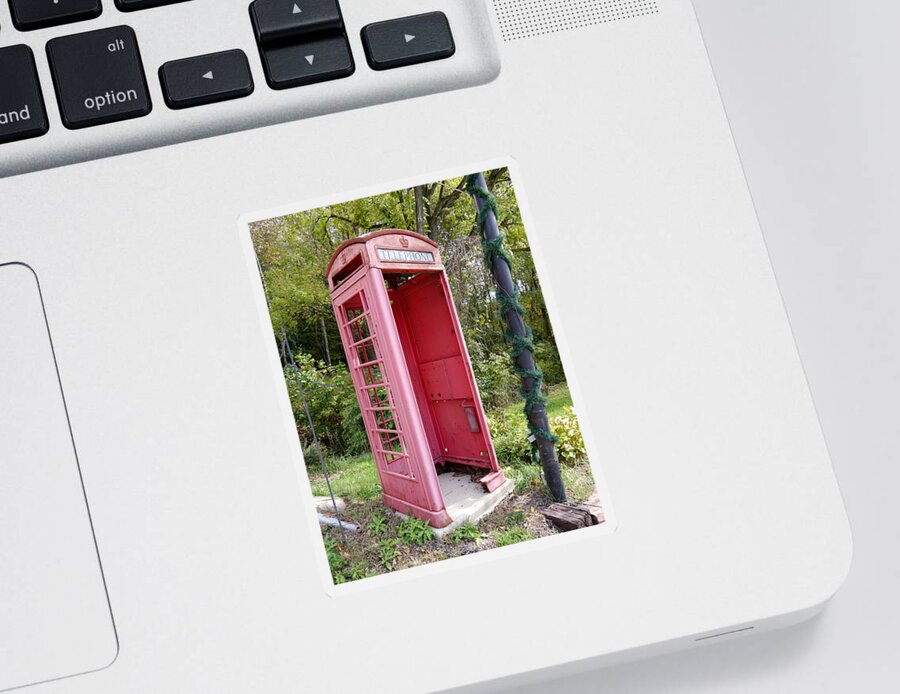 Telephone Sticker featuring the photograph Out of Order by Richard Reeve
