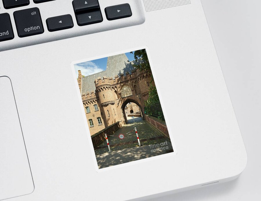 Europe Sticker featuring the photograph Paffendorf Castle Germany 2 by Rudi Prott