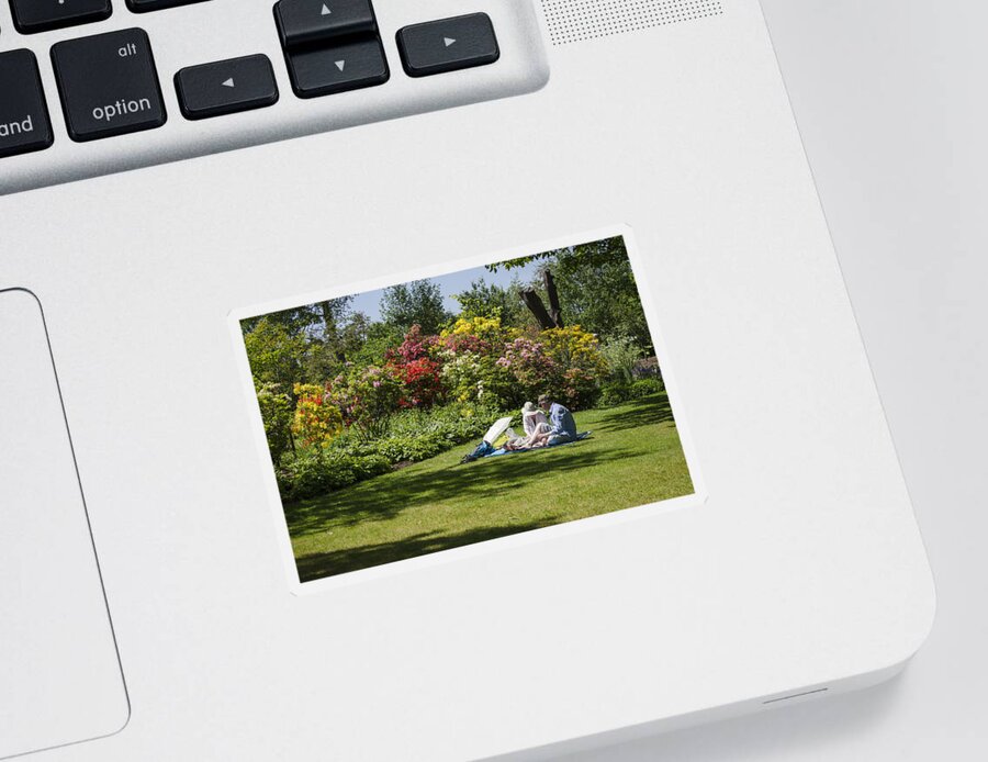 Ness Sticker featuring the photograph Summer Picnic by Spikey Mouse Photography