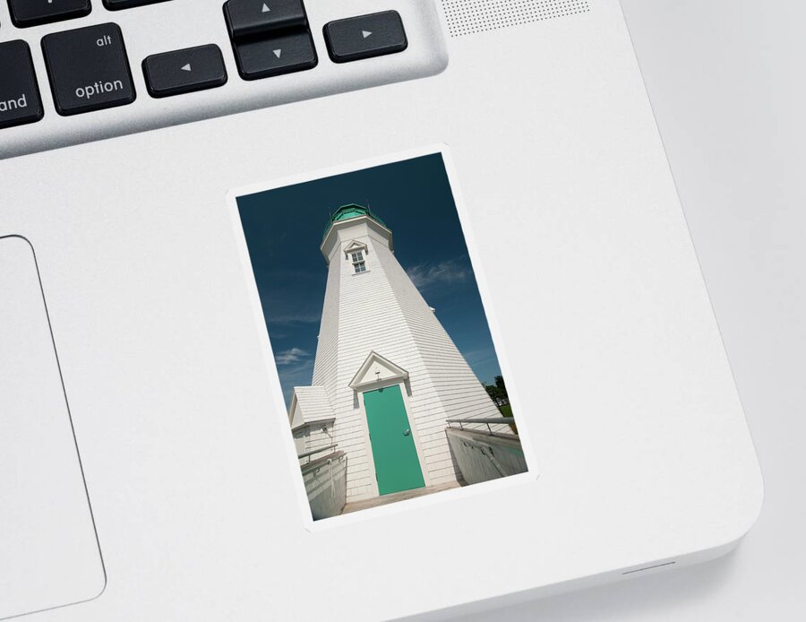 Buildings Sticker featuring the photograph Port Dalhousie Lighthouse 9057 by Guy Whiteley