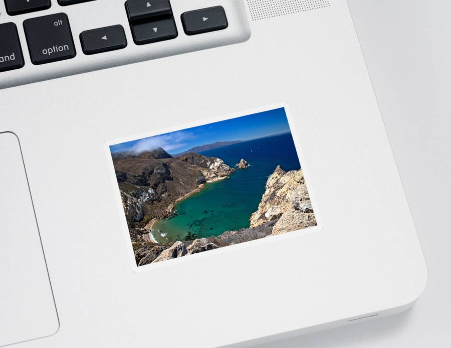 Channel Islands National Park Sticker featuring the photograph Potato Harbor Views by Adam Jewell