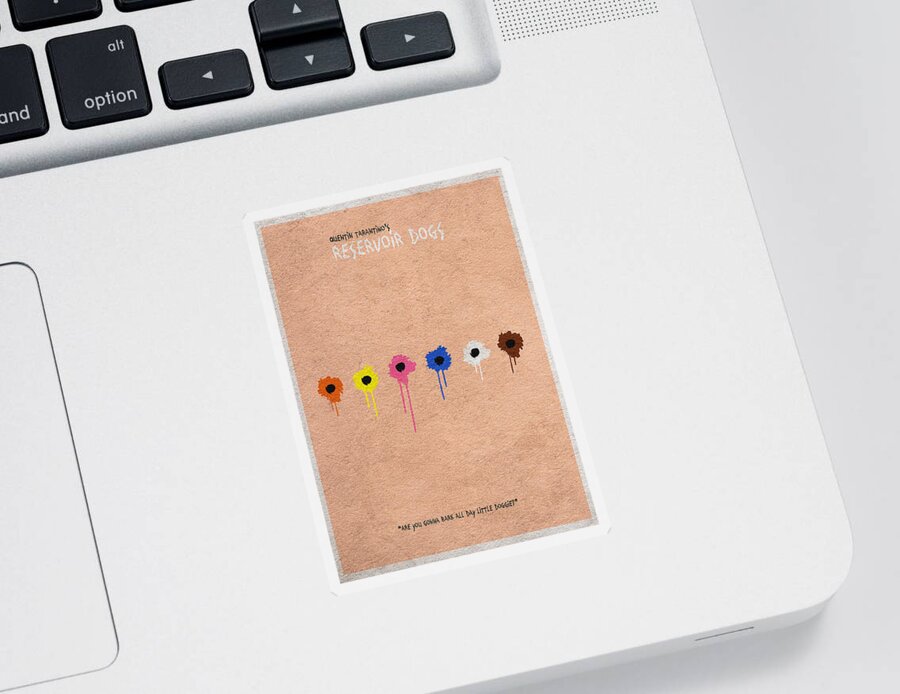 Reservoir Dogs Sticker featuring the digital art Reservoir Dogs - 2 by Inspirowl Design