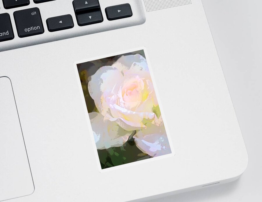 Floral Sticker featuring the photograph Rose 254 by Pamela Cooper