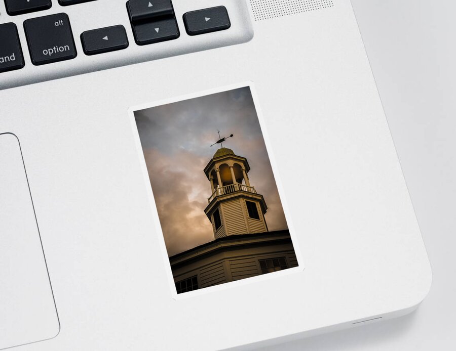 16-sided Church Sticker featuring the photograph Round Church 7D009251g by Guy Whiteley