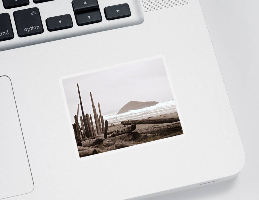 Rustic Formation Sticker featuring the photograph Rustic Formation by Micki Findlay