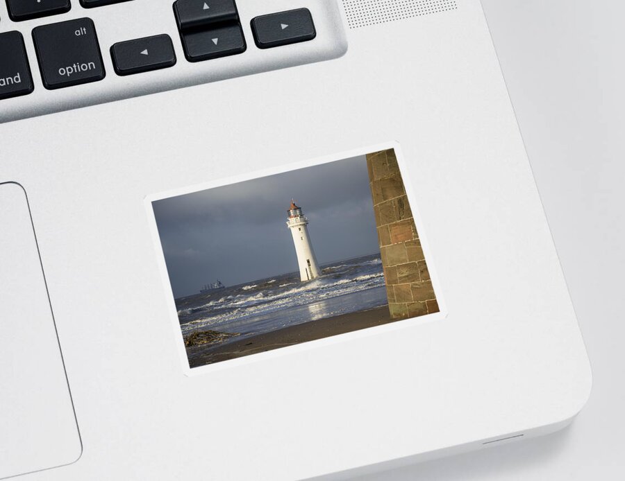 Sea Sticker featuring the photograph Safely Past by Spikey Mouse Photography