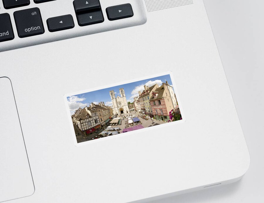 Photography Sticker featuring the photograph Saint-vincent De Chalon-sur-saone by Panoramic Images