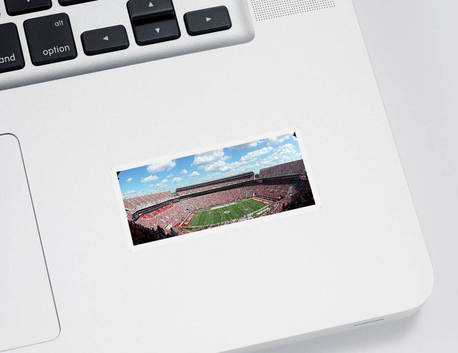 Gameday Sticker featuring the photograph Stadium Panorama View by Kenny Glover