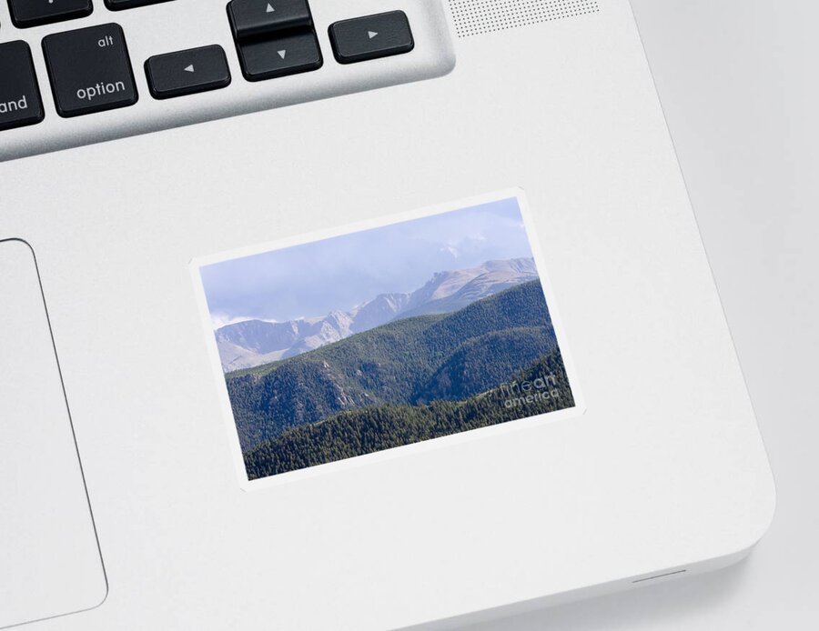 Beautiful Sticker featuring the photograph Stormy Pikes Peak by Steven Krull