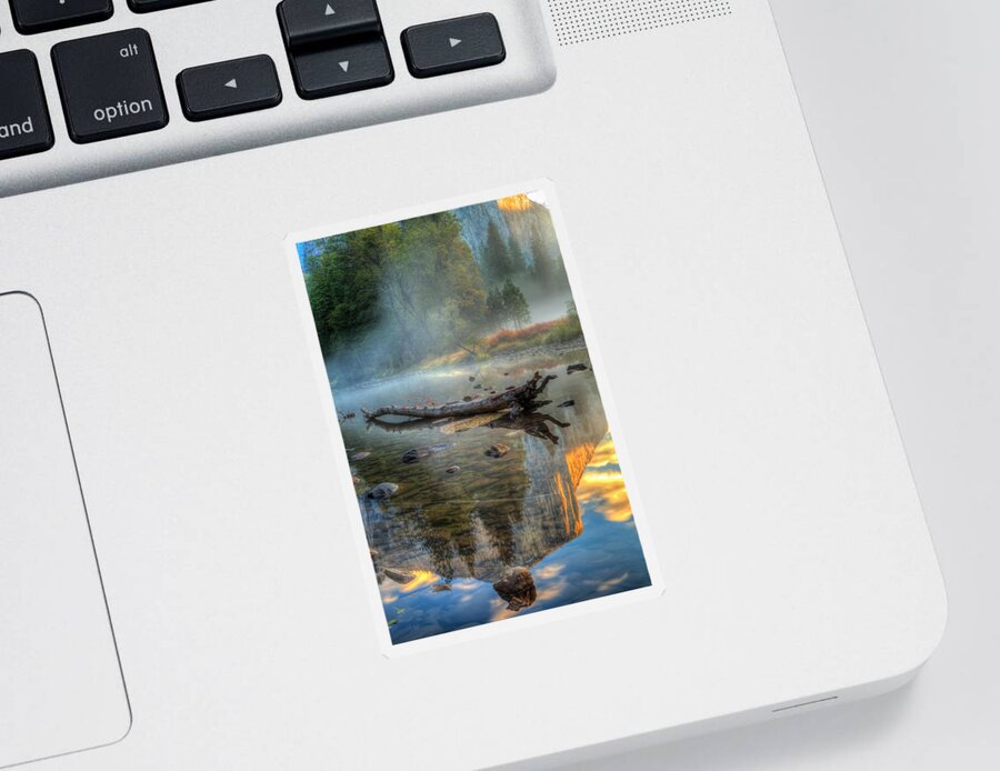 Landscape Sticker featuring the photograph Stranded by Jonathan Nguyen