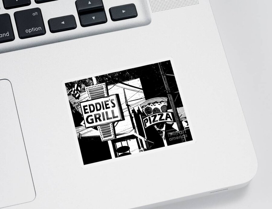 Eddie's Grill Sticker featuring the photograph Summer Food 2 by Michael Krek