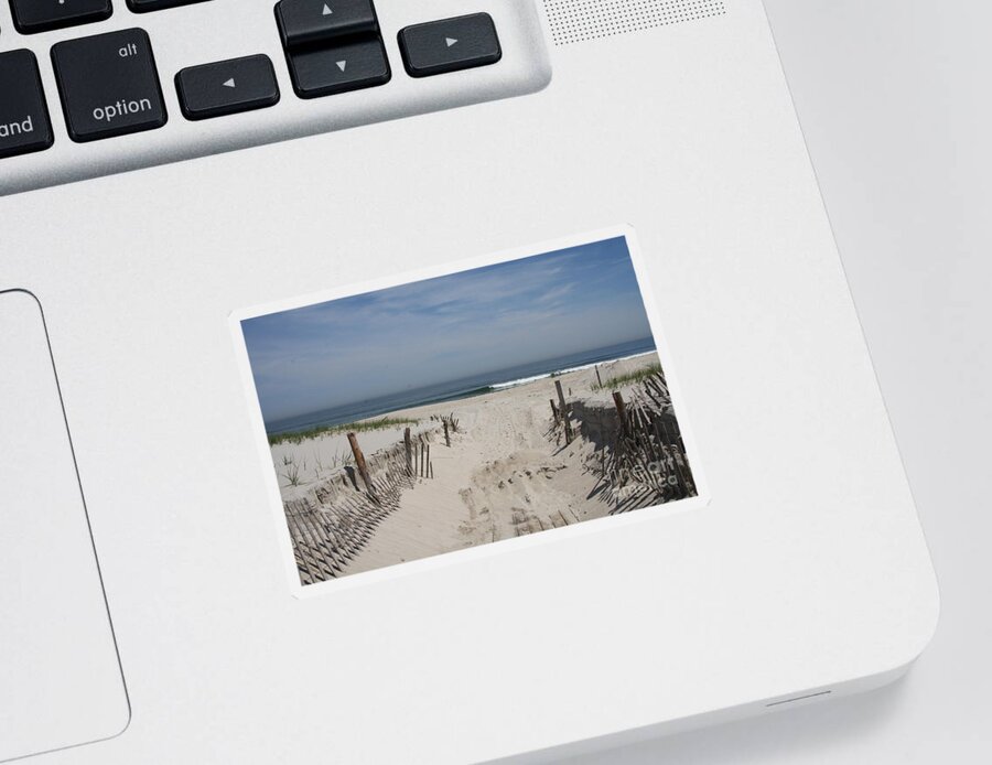Beach Sticker featuring the photograph Sun And Sand by Christiane Schulze Art And Photography